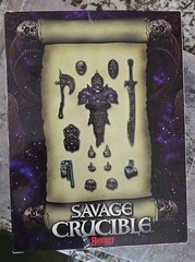 Raider Pack Savage Crucible Figure Harvinger Studios + Bonus Weapons Opened