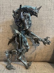 2020 NECA Ultimate RHINO ALIEN 11” Action Figure Fox Aliens Blue Silver