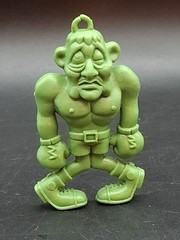 Vintage Brabo Parafools Parachute figure, Green Boxer