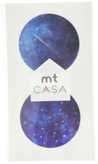 MT CASA 50 mm Seal Circle Sticker – Starry Sky (Pack of 10)