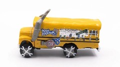 Disney Pixar Cars 3 Miss Fritter Crazy School Bus Diecast Model Toy Car Boy Gift