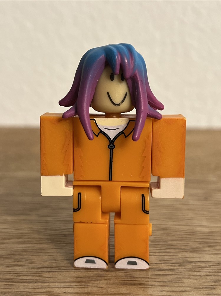 Roblox Orange Jump Suit 3” Action Figure Jazwares Toy (TOY ONLY NO CODE)