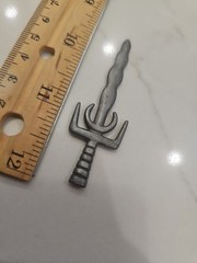 Vintage Thundercats Ratar-O Dagger Weapon Sword LJN Rat’s Eye Sai 1986 Rataro
