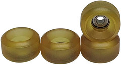 75D Urethane Pro Fingerboard Wheels Clear Amber Bearing Wheel Handmade Polyureth