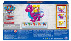 Paw Patrol, Rescue Knights Rubble & Dragon Blizzie Action Figures Set – Ages 3 +