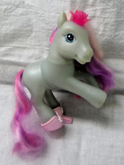 My Little Pony Loop-De-La Ballet Slippers, Lt Silvery green, Purple/Pink Mane G3
