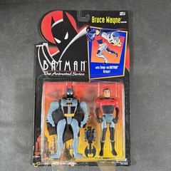 BRUCE WAYNE ACTION FIGURE KENNER NEW VINTAGE SNAP ON ARMOR ANIMATED BATMAN