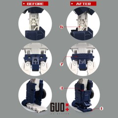 3D DIY Leg Cover Foot Filler Upgrade Kit For Kingdom Pipes GO BETTER