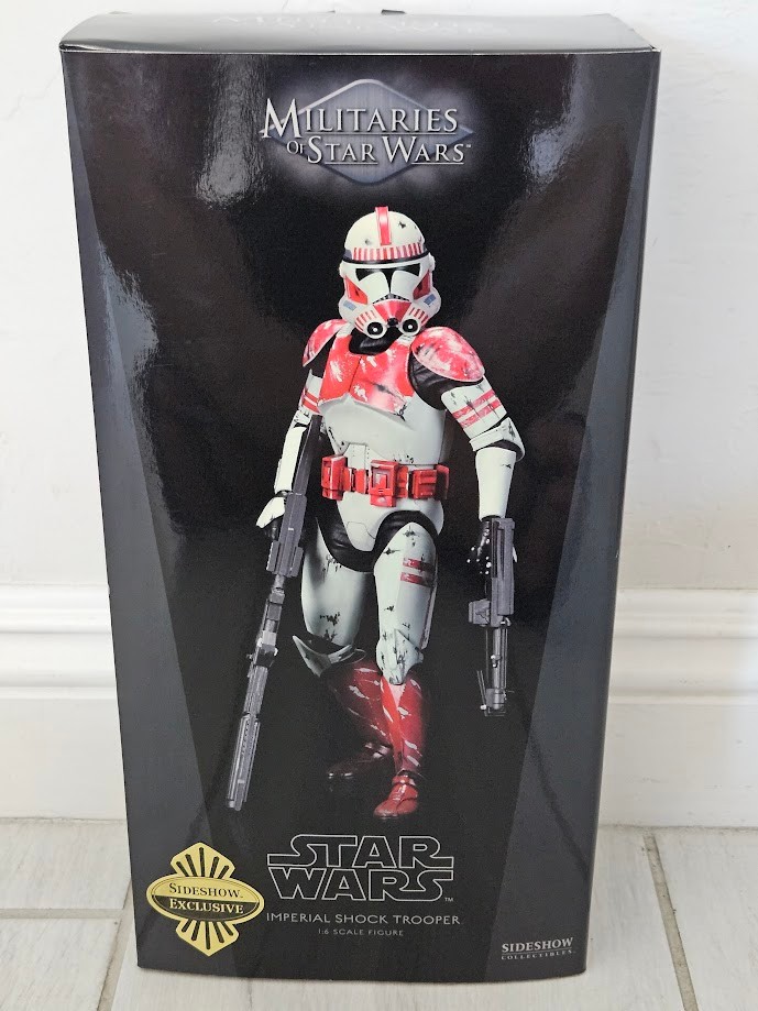 NRFB Star Wars Imperial Shock Trooper Clone Trooper EP III 1:6 Sideshow 21601