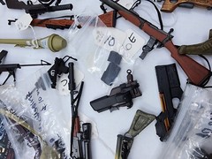 Huge 1/6 Scale Military Weapons Gear Lot Demon, Twizted, Ultimate Solder & More