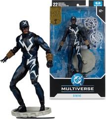 DC Multiverse Action Figure Static Shock (Trial by Fire) (Gold Label) 18 cm