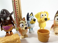 Bluey And Friends Toys Figures accessories Lot Of 8