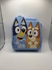 Bluey ~ Play & Go Buckle lock Hard Case ~ As Shown ~ Perfect Condition
