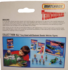 Matchbox “Thunderbirds” “Brains” 3.5 In. 1994 Action Figure Sealed.