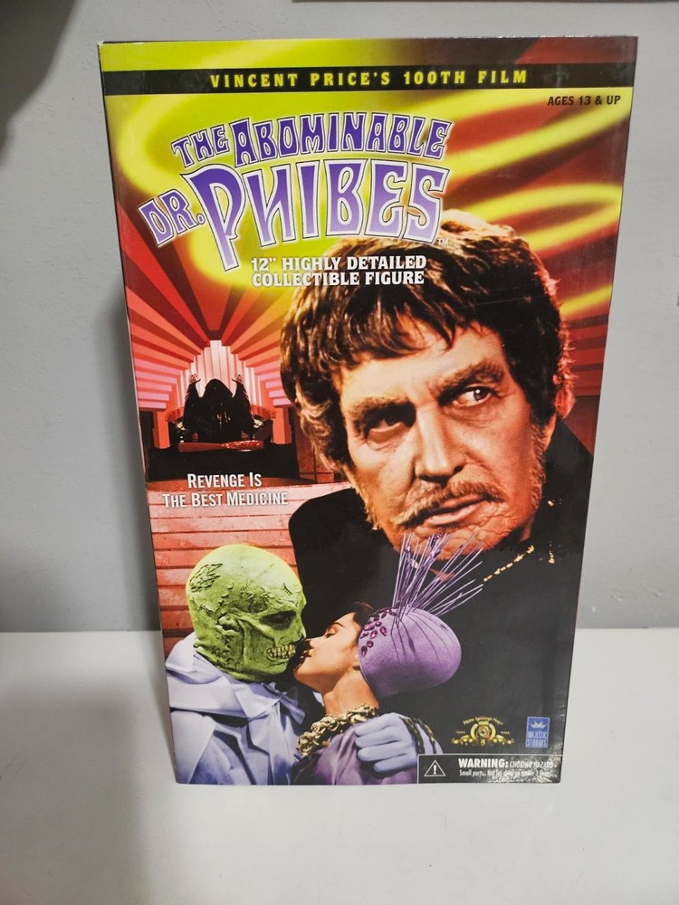ABOMINABLE DR PHIBES 12″ FIGURE VINCENT PRICE 2009 MAJESTIC STUDIOS