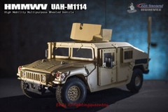 New GO-TRUCK 1/6 Scale Heavy Armored HMMWV UAH-M1114 Car Model For 12” INSTOCK