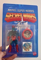 Custom “Mattel” Secret Wars CRYSTAR – THE CRYSTAL WARRIOR – MOC w Secret Shield!