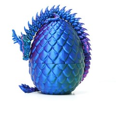 3D Printed Dragon Egg Model,Articulated Animals Figure,Fidget Toys Home Decor