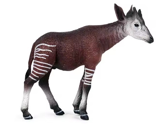 Okapi Toy Action Figure Small Animal Figurine Doll Gift for Kids
