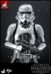 Movie Masterpiece Star Wars 1/6 Stormtrooper Chrome Ver Action Figure Hot Toys
