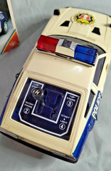VERY RARE Vintage 70s Yonezawa Japan Nissan Fairlady Battery Operated Police Car