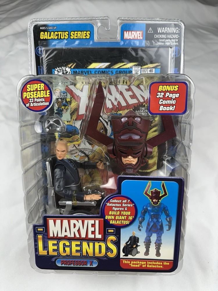 Marvel Legends Professor X 2005 ToyBiz Galactus Series X-Men Comic Sealed NEW
