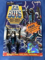 Vintage 1984 TONKA GOBOTS Zero 40 Enemy Robot Airplane 3D Sticker NEW Sealed!