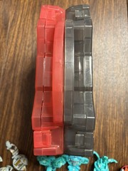 BAKUGAN BATTLE BRAWLERS LOT Of 21 IN Double Storage Case Red/Grey- NO CARDS!!