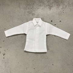 SU-SH-WHT-L: 1/12 white dress shirt for 6″ Vtoys Mezco GWToys muscular body