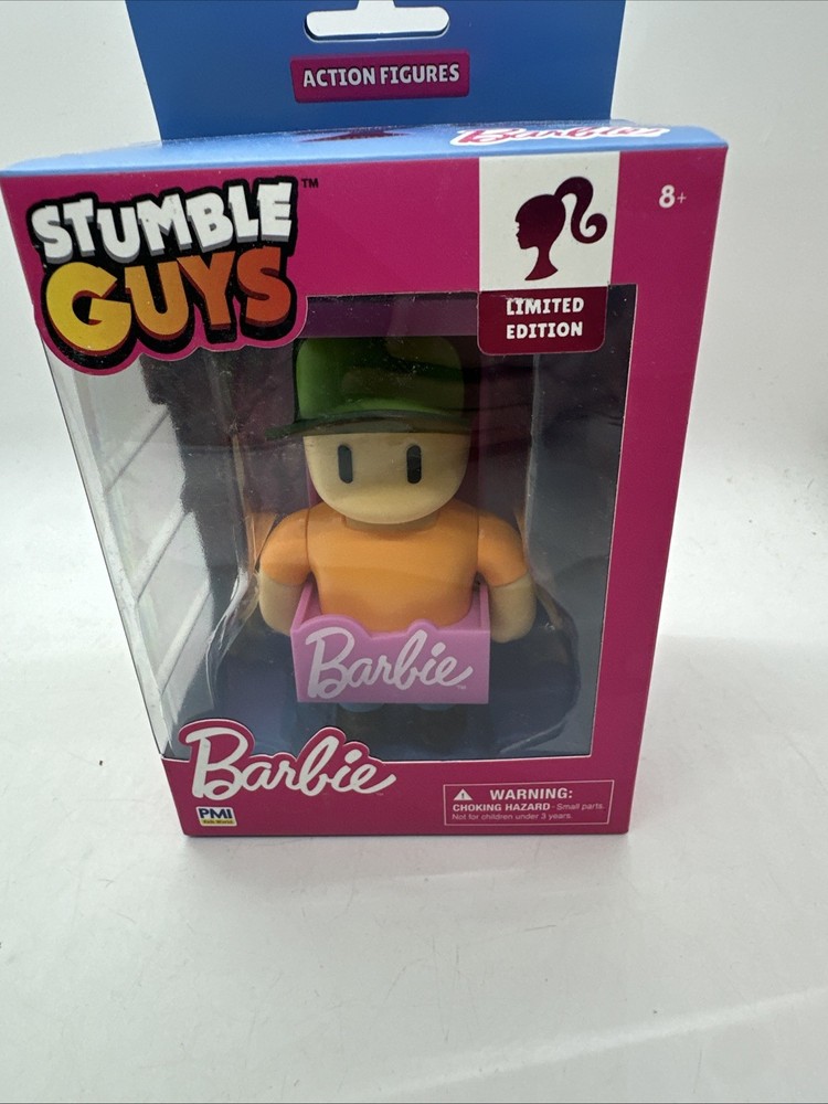 STUMBLE GUYS LEGENDARY BARBIE LIMITED EDITION BOXED 4″ FAN GUY