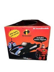 Disney Store RC Incredimobile Remote Control Toy Car The Incredibles Black