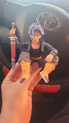 Cool Holiday Gift Trunks Action Figure 10cm Sitting PVC Statue Fits DBZ Fan Toy