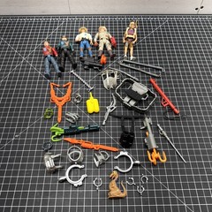 Jurassic Park 1990’s Figures Accessories LOT H3B2