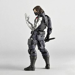 STOCK Captain America Winter Soldier Action Figure Movie Around Model Toys 14cm