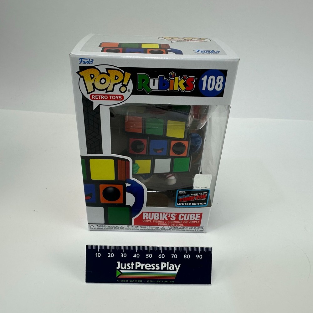 Funko Pop! Retro Toys Rubik’s Cube #108 Vinyl Figure 2022 Comic Con Exclusive