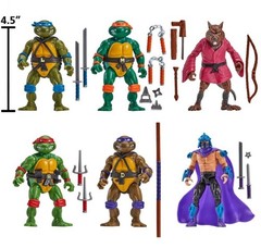 Playmates Teenage Mutant Ninja Turtles TMNT 1988 REMASTERED 6 FIGURE PACK ‼️New