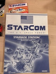 Starcom Starbase Station 100% complete with BOX & Stickers SGT. MAJ. Bull Gruff