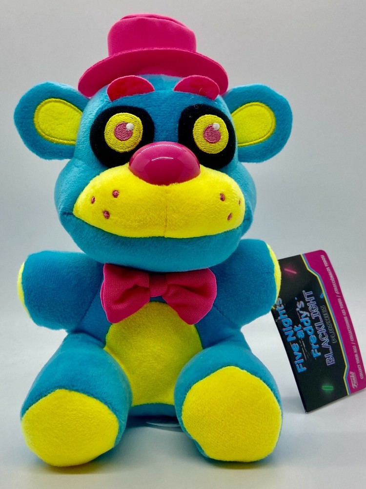 FUNKO BLUE FREDDY BLACKLIGHT 2017 FNAF FIVE NIGHTS AT FREDDY 8″ OFFICIAL PLUSH