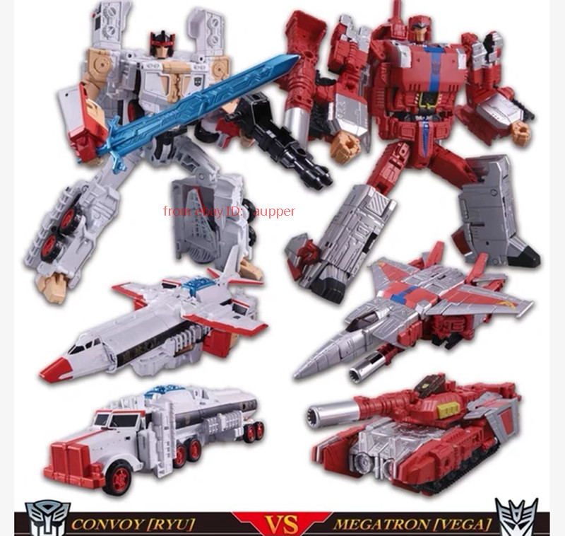 Takaratomy G Series Convoy Ryu Megatron Vega Action Figure In Stock New Toy