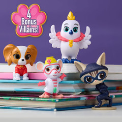 Disney Jr. Superkitties Kittydale Figure Set with Accessories, 15-Pieces, Collec