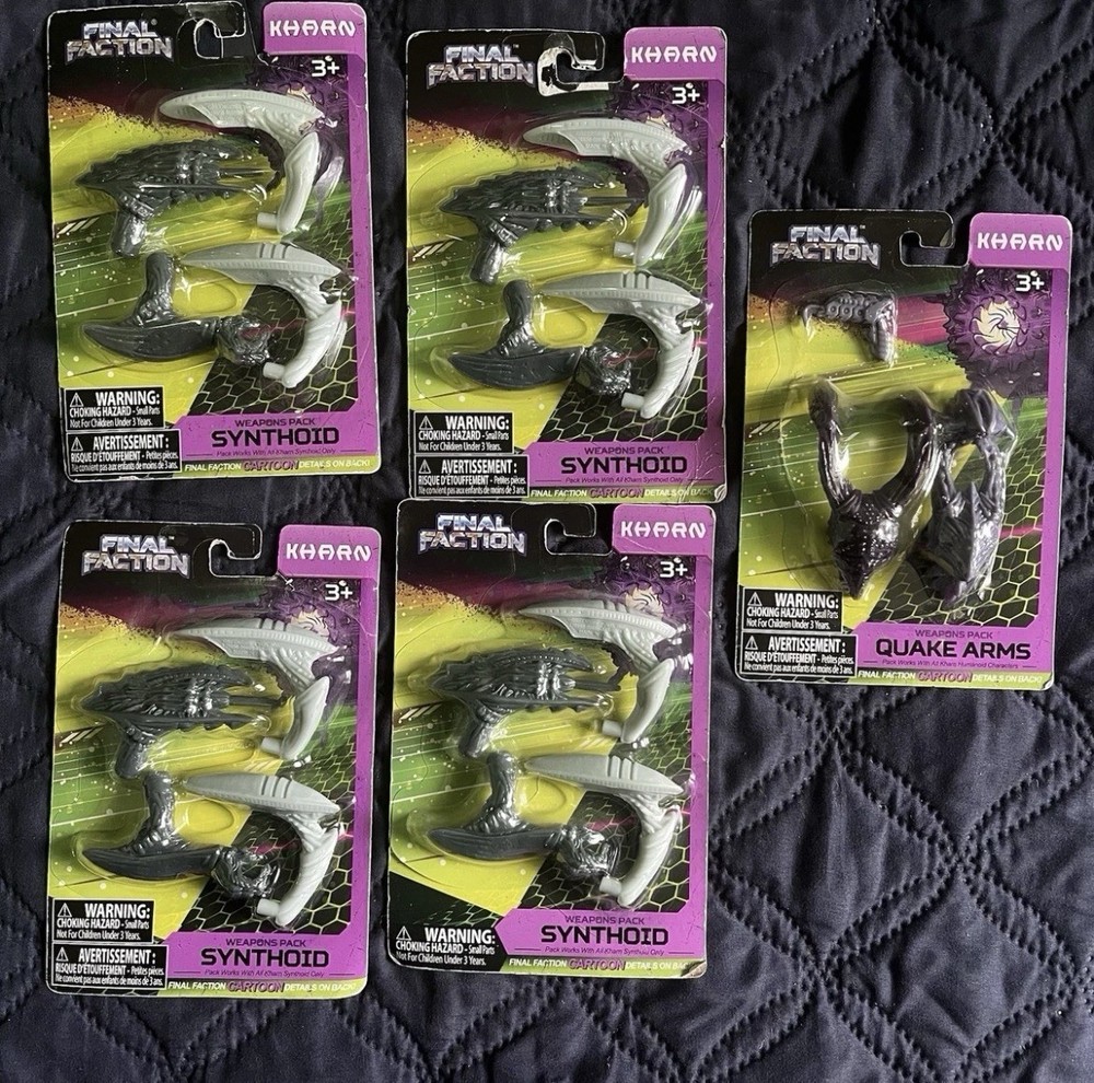 Final Faction Kharn Synthoid Set Of 4 & Quake Arms Set Of 1
