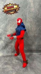 Custom 8″ Mego Scale SpiderMan Peter Parker Ben Reilly Scarlet Spider-Man & Case