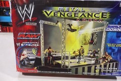 WWE Jakks Pacific Metal Vengeance Arena RAW SmackDown Sound Effects Playset NEW