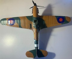 1:18 scale Hawker Hurricane Model Kit-Disassembled and Unpainted