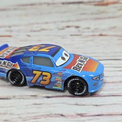 Disney Pixar Cars 3 Desert Race Die-Cast Rev-N-Go Racer #73 Mattel RARE