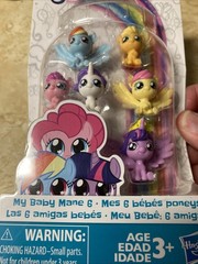 My Little Pony My Baby Mane 6 Miniature figures G4 Friendship is Magic NIP