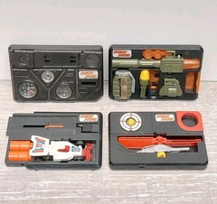 Sega Pocket Power Sets Lot of 4 Vintage 1980s Rare Army Racer Copter Survival