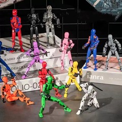 (Assembly Completed) 10 Packs T13 Action Figure Set, Dummy 13 3D Printed Actionf