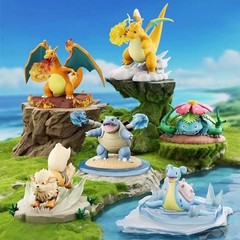 Blastidis Pokemon Battle Moment Figure Diorama Series Langbowang 3.5-Inch Figure