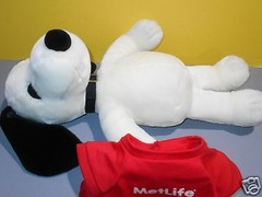 Determined Productions Peanuts Snoopy Dog Stuffed Plush MetLife T-Shirt